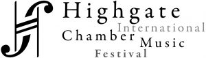Logo designed by Alexandre Szames for the Highgate International Chamber Music Festival (HICMF)